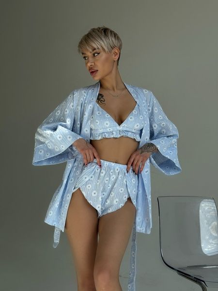 Піжама Daisy Blue ПІЖАМ-10-XXS-BLUE фото