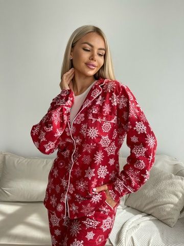 Сорочка Flannel Сніжинка СОРО-89-XS-SNOW фото