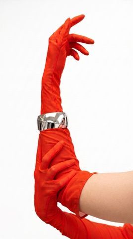 Gloves Flora Orange